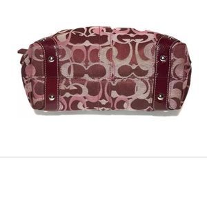 Addtl pics of Coach Carly shoulder bag burgundy